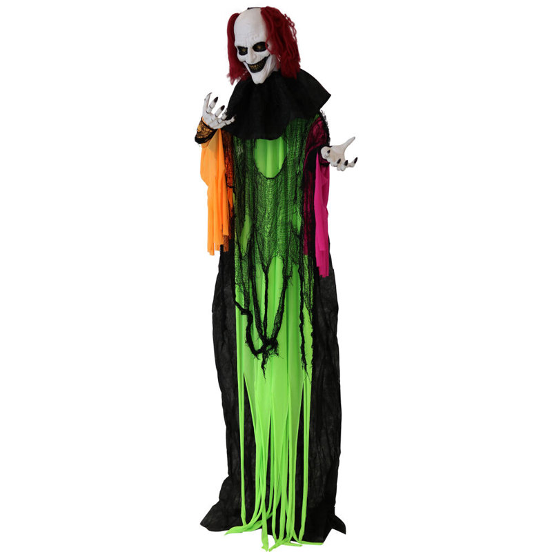 Scary Circus Clowns Life-Size Animatronic Clown with Lights and Sound