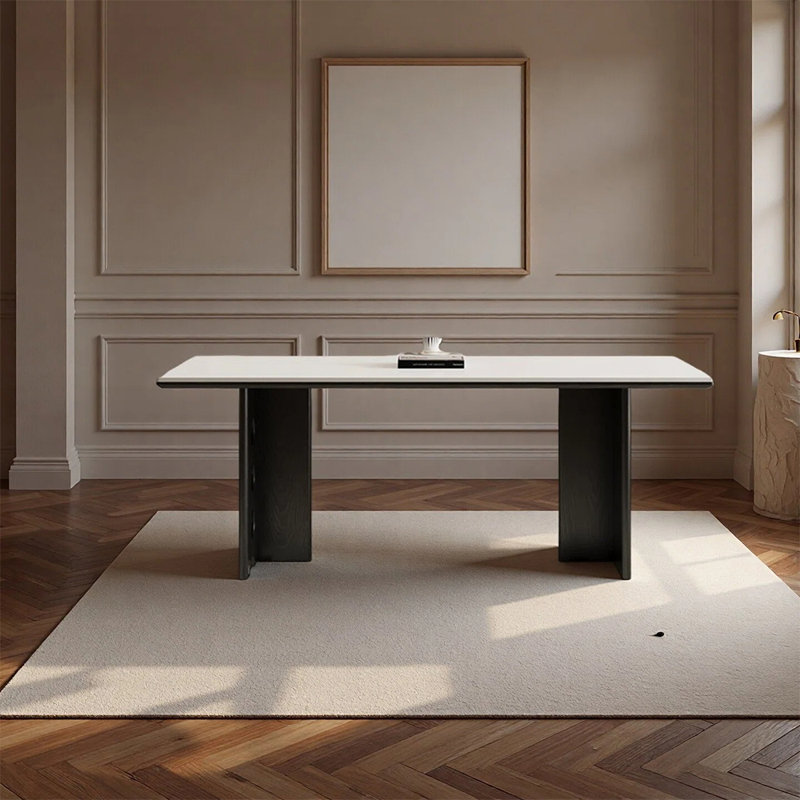 Table de salle à manger rectangulaire tendance et simple, H 29,52 po x L 62,99 po x l 31,49 po