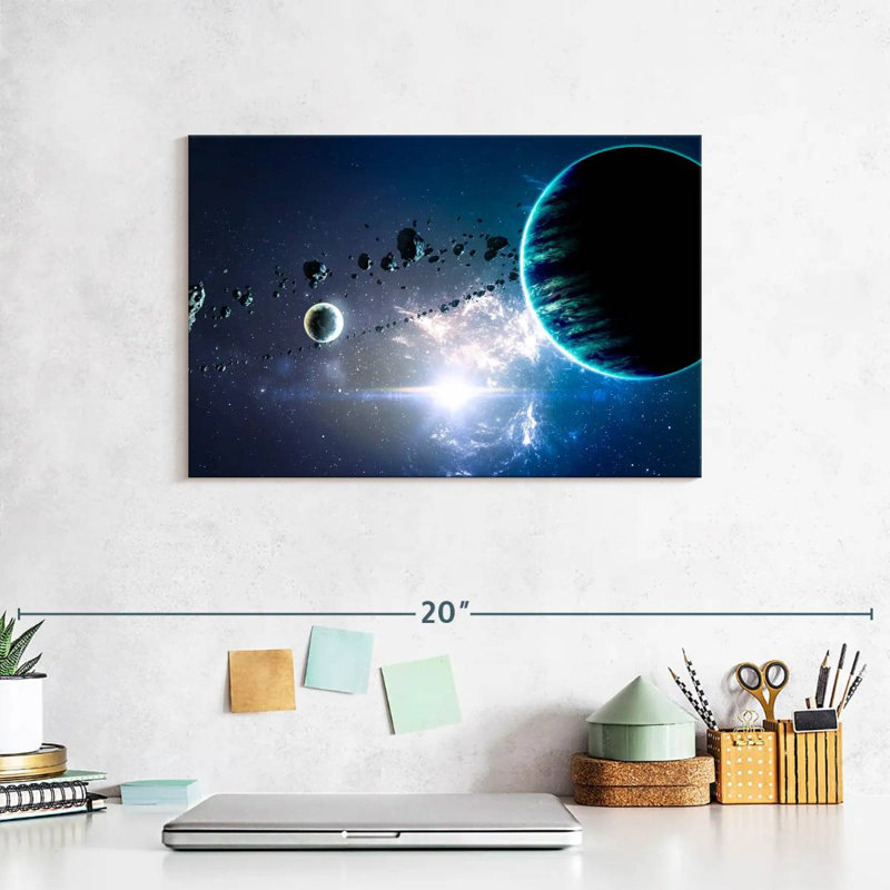 Oberle Planets And Nebula, 8" H x 12" W
