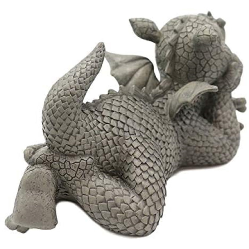 Wishful Thinking Baby Dragon on the Ground Statue