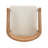 Stanley Wooden Dining Chairs with Cane Back & Upholstered Seat-967949083-949471483