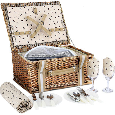 Willow Picnic Basket Set