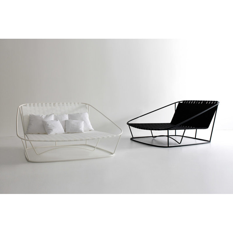 Cloud Outdoor 3 - Seat Patio Sofa, White