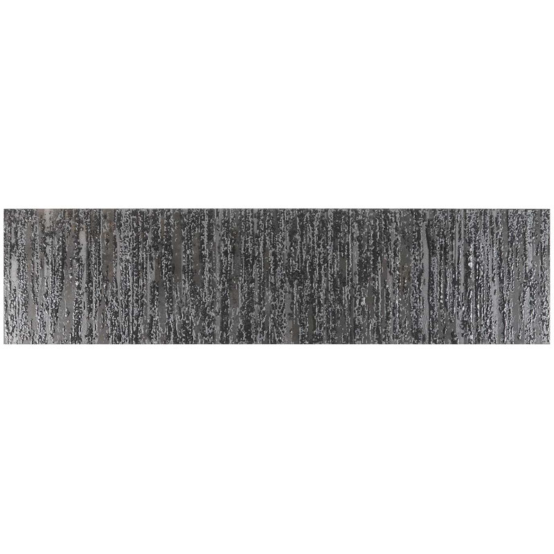 Twilight 12x48 Matte Metal Look Porcelain Tile, Deco Dark