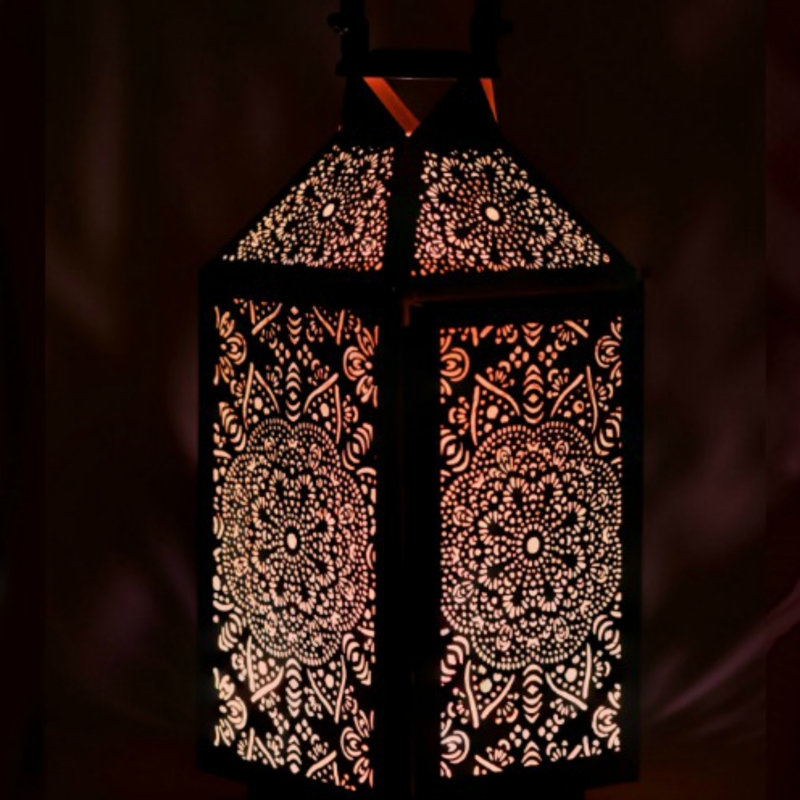 Iron Tabletop Lantern