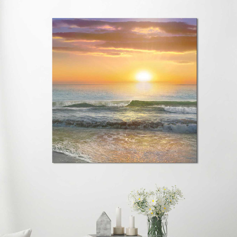 «Dawn Rays», reproduction de photo, H 36 po x l 36 po x P 1,5 po, Toile tendue