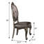 Chaise d'appoint Krauss King Louis