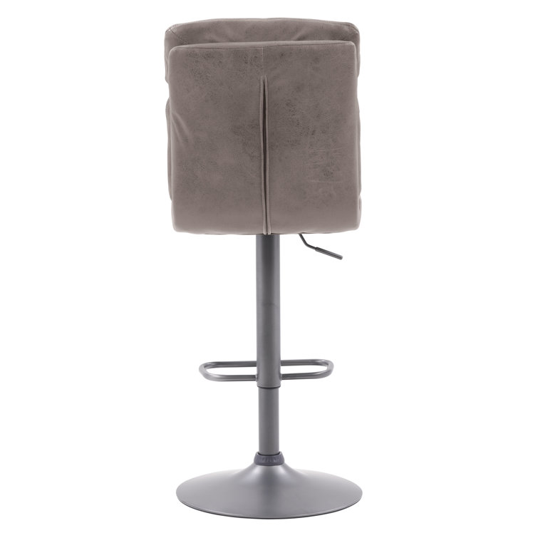 Palmer Swivel Upholstered Adjustable Height Counter Stool