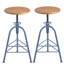 Tabouret pivotant en bois massif Jomarion-1332014964