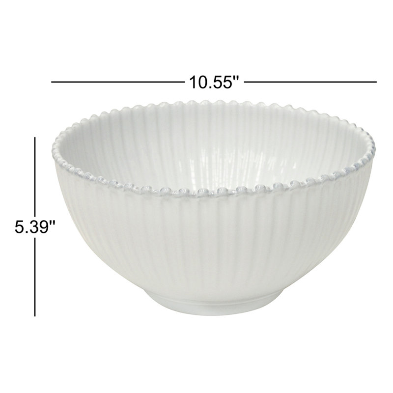 Bol de service 10,55 "blanc perle