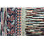 Hand-Knotted High-Quality Rust and Blue Area Rug