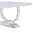 Mercy White Rectangular Glass Top Dining Table