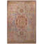 Tapis beige lavable à la machine multicolore à motif traditionnel rétro-1593499935