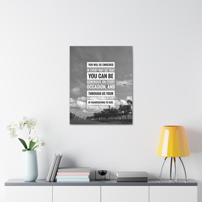 No Frame Print on Canvas