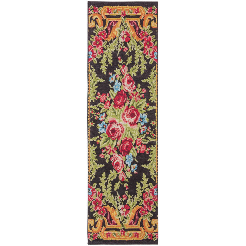 Abington Classic Vintage Performance Floral Rug, Runner 2'3" x 8'