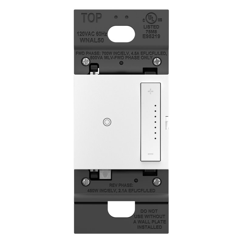 Gradateur intelligent Tru-Universal Adorne avec Netatmo, Blanc, Blanc