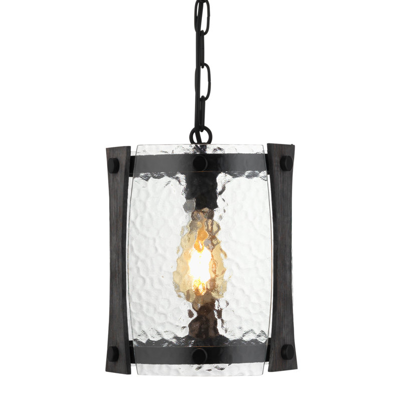 Lanier 1 - Light Black Square/Rectangle Pendant