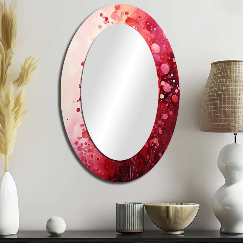Miroir mural Crimson Reverie, 36 po x 24 po