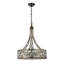 Lustre tambour en cristal 6 lumières