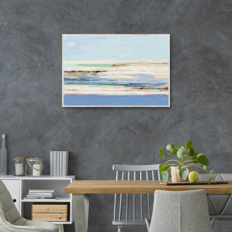 "Coastal Strata" par Willowbrook, art mural encadré