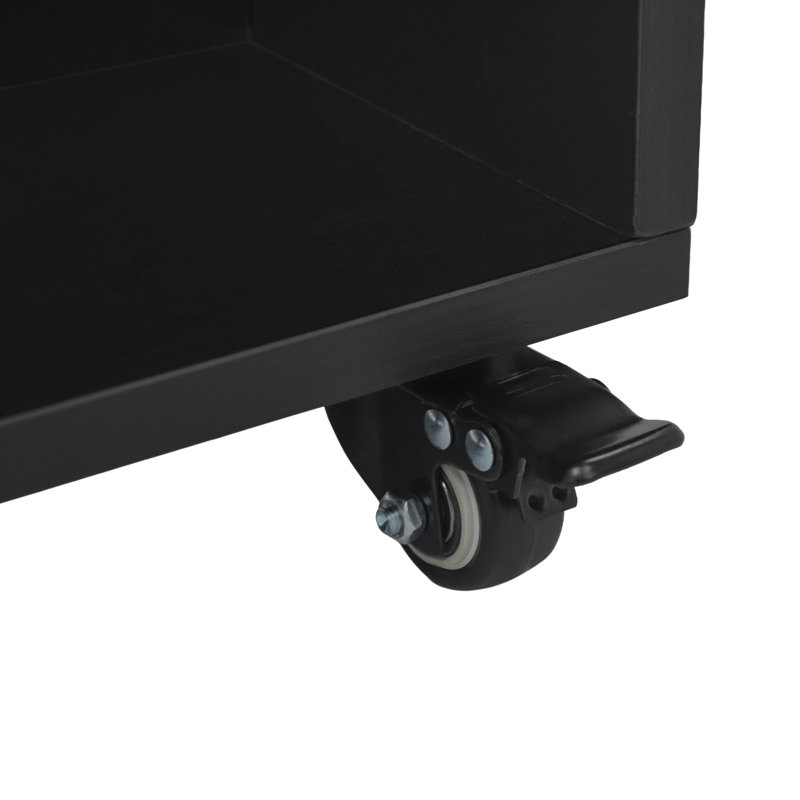 Support de tapis de yoga 37,2 x 31,2 x 15,7 po avec roulettes pour la gymnastique à domicile