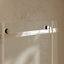 Ensemble de douche en alcôve avec porte coulissante et panneau latéral 60 po x 35 po Selby, chrome-136165335