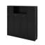 Grand lit escamotable avec armoires de rangement-827414155