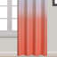 Yakamok Coral Ombre Curtains Light Blocking
