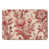 Illustration florale rouge / beige rétro