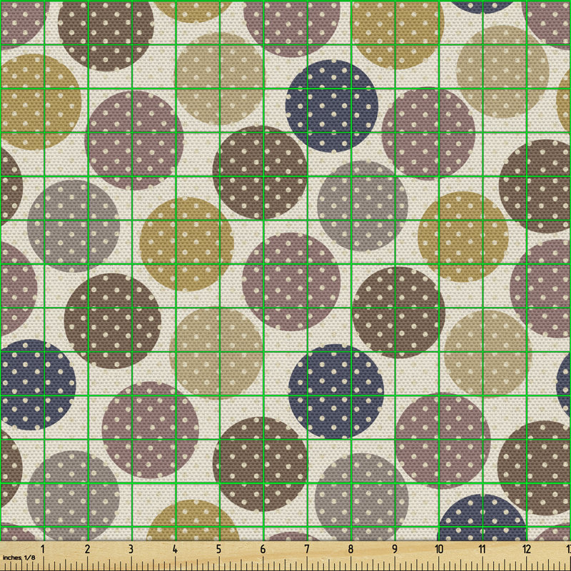 Chanse Polka Dots and Circles Multi-Purpose Fabric
