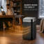 Chauffage d'appoint en céramique – Chauffage PTC 1500 W avec deux niveaux de puissance, protection contre la surchauffe et interrupteur anti-basculement, conception compacte et portable pour chambre, bureau et petits espaces-137264850