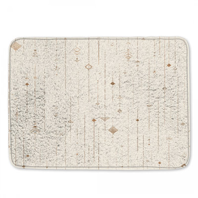 Décoration de salle de bain moderne à motif géométrique