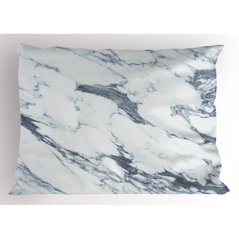 Marble Polyester Sham Set, Twin