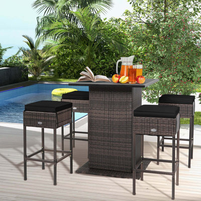 Ensemble de 5 tabourets de bar Patiojoy