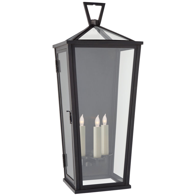 Chapman & Myers Darlana Tall 3/4 Lantern, 27.75" H x 11.5" W x 10" D