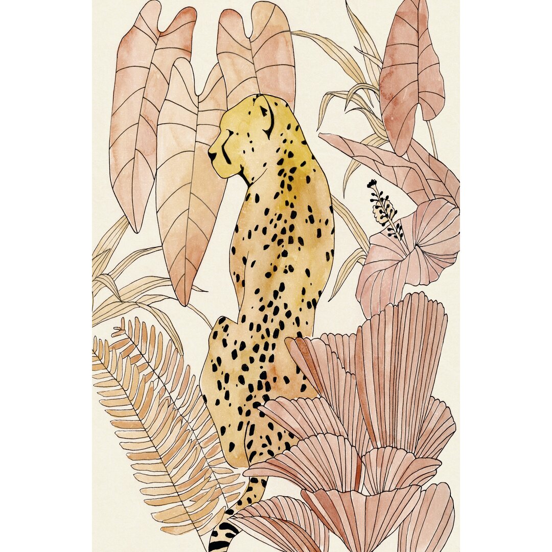 Leinwandbild Blush Cheetah I von Annie Warren