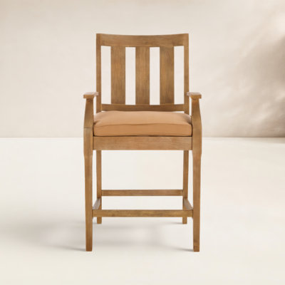 Samya Eucalyptus Patio Bar Stool