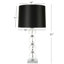Ensemble de lampes de table transparentes et métalliques 30 po Gagnier-923204600