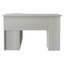 Bureau d'écriture en L Linden Classic - gris clair-891103984