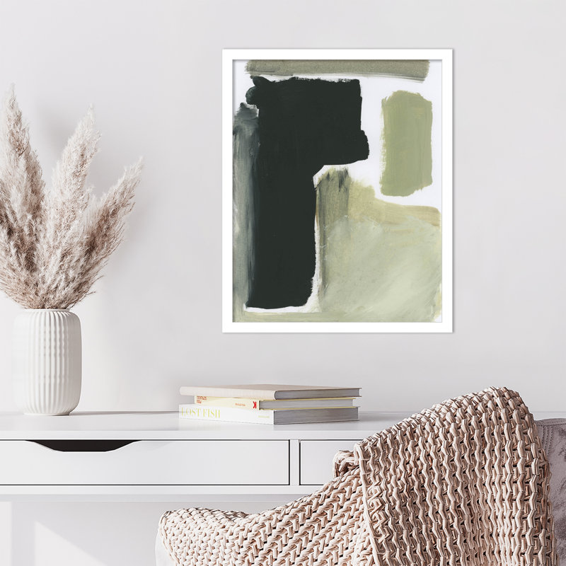 «Cleve Total» par Dan Hobday, impression sur bois encadrée, Blanc, H 21 po x l 17 po