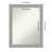 Brushed Nickel Bathroom Vanity Non-Beveled Wall Mirror-244588366