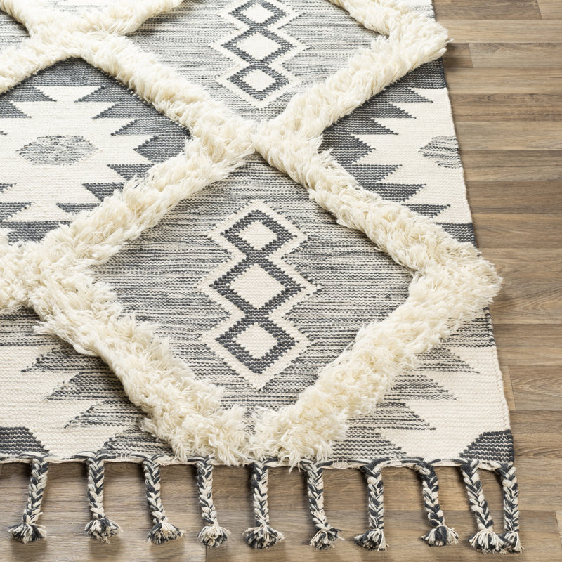 Jovia Wool Southwestern Indoor Rug, Rectangle 6' x 9'