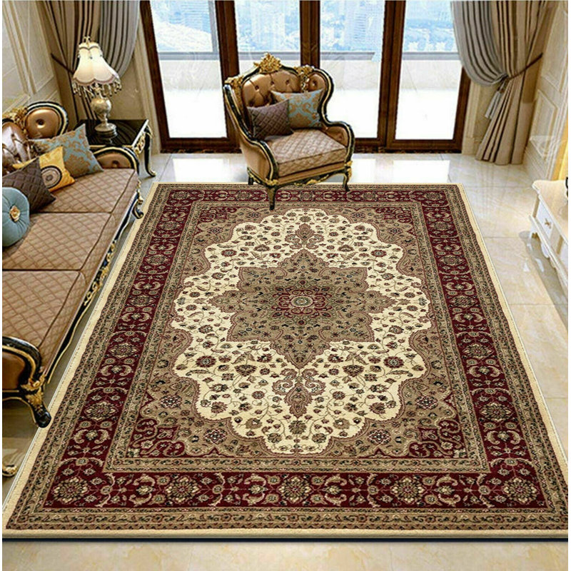 Karaman Floral Area Rug, Rectangle 80 x 150cm