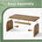 Modern Style Tea Table,Spacious Coffee Table,Computer Table