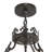 Saskia 12 - Light Dimmable Drum Chandelier