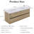 60" Modern Wall-Mounted Bathroom Vanity Set, With Double Integral Stone Resin Sinks-624169636-624169637