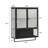 23.62"Glass Doors Modern Two-Door Wall Cabinet With Featuring Two-Tier Enclosed Storage-232089040