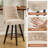 Swivel Bar Stools, 26'' Upholstered Counter Stool with Solid Wood Frame-740948572