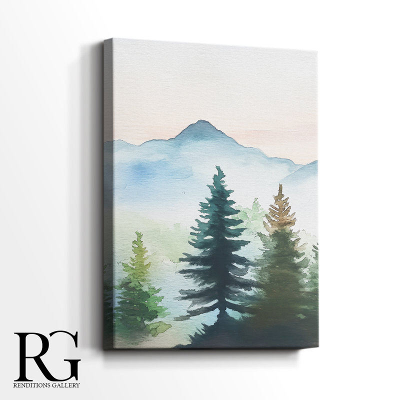 Toile tendue paysage LXV Gallery - prête à être accrochée, H 18 po x l 12 po