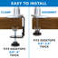Full Motion Laptop And Tablet Desk Mount